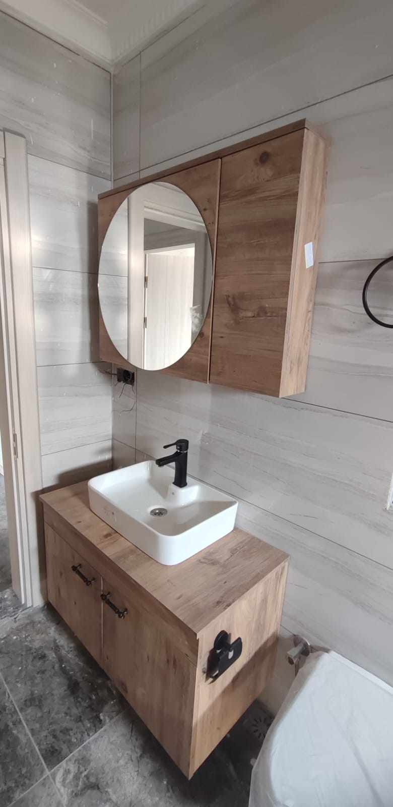 Desenli Lavobo Takımı Montajı
